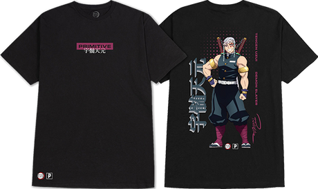 PRIMITIVE TENGEN SS TSHIRT MEDIUM BLACK