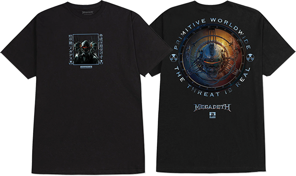 PRIMITIVE THREAT IS REAL SS TSHIRT XXLARGE BLACK