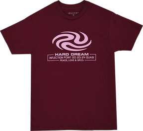QUASI HARD DREAM SS XLARGE  BURGUNDY