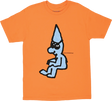 QUASI SITTING SS TSHIRT SMALL-ORANGE