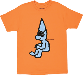 QUASI SITTING SS TSHIRT SMALL-ORANGE