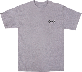 REAL STOCK OVAL SS SMALL HEATHER GREY