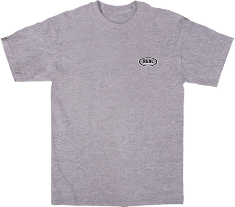 REAL STOCK OVAL SS SMALL HEATHER GREY