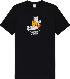 RIPNDIP NERM HEART FLAMEBOY SS TSHIRT MEDIUM VINTAGE BLACK