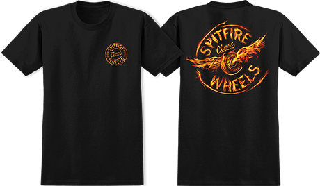 SPITFIRE FLAMED FLYING CLASSIC SS SMALL BLACK