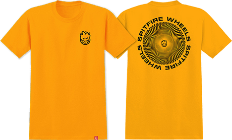 SPITFIRE CLASS TSHIRTIC VORTEX SS TSHIRT SMALL GLD/BLK