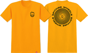 SPITFIRE CLASS TSHIRTIC VORTEX SS TSHIRT MEDIUM GLD/BLK