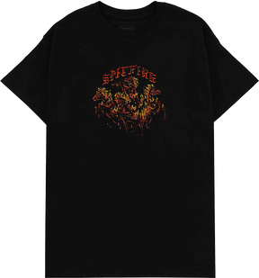 SPITFIRE APOCALYPSE SS TSHIRT SMALL BLACK