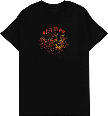 SPITFIRE APOCALYPSE SS TSHIRT SMALL BLACK