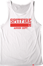 SPITFIRE ARSON DEPT TANK TOP SMALL-WHITE/RED