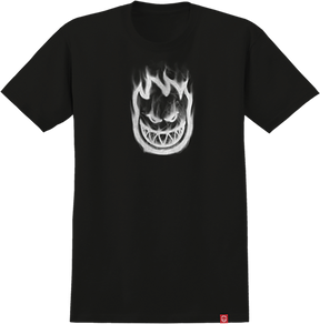 SPITFIRE BIGHEAD SMOKE SS TSHIRT SMALL BLK/WHT