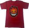 SPITFIRE BIGHEAD FADE FILL SS TSHIRT MEDIUM RED/ORG