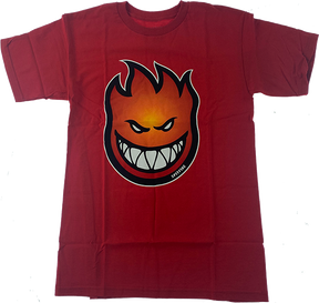 SPITFIRE BIGHEAD FADE FILL SS TSHIRT MEDIUM RED/ORG