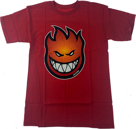 SPITFIRE BIGHEAD FADE FILL SS TSHIRT MEDIUM RED/ORG
