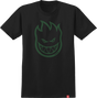 SPITFIRE BIGHEAD SS TSHIRT MEDIUM BLK/GRN