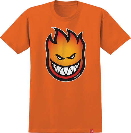 SPITFIRE BIGHEAD FILL SS TSHIRT SMALL ORG GOLD RED