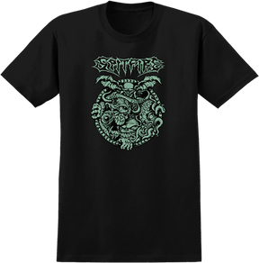 SPITFIRE DEMONGATE GLOW SS TSHIRT SMALL-BLACK