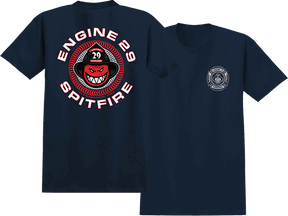 SPITFIRE ENGINE 29 SHORT SLEEVE TSHIRT SMALL NAVY