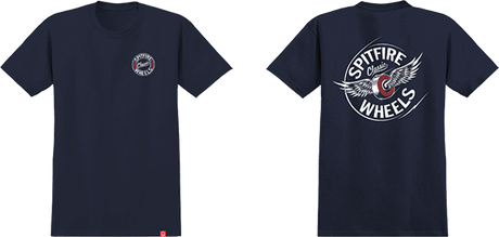 SPITFIRE FLYING CLASS TSHIRTIC SS TSHIRT SMALL NAVY/WHT/RED