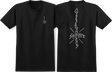 SPITFIRE GNARHUNTERS SPITFIRE SS TSHIRT MEDIUM BLACK