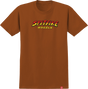 SPITFIRE HELL HOUNDS SCRIPT SS TSHIRT LARGE-ORANGE MULTI