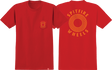 SPITFIRE HOLLOW CLASSIC POCKET SS TSHIRT SMALL RED/ORG