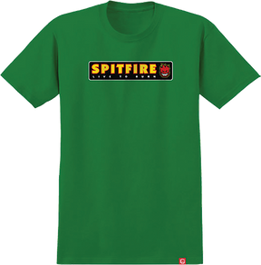 SPITFIRE LTB SS TSHIRT SMALL KELLY GREEN