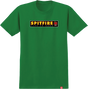 SPITFIRE LTB SS TSHIRT SMALL KELLY GREEN