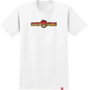 SPITFIRE OG SPLIT FADE FILL SS TSHIRT LARGE WHITE