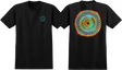 SPITFIRE RADIOACTIVE CLASSIC SWIRL SS TSHIRT SMALL BLACK