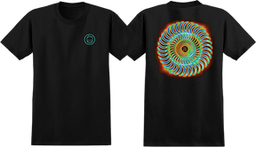 SPITFIRE RADIOACTIVE CLASSIC SWIRL SS TSHIRT SMALL BLACK
