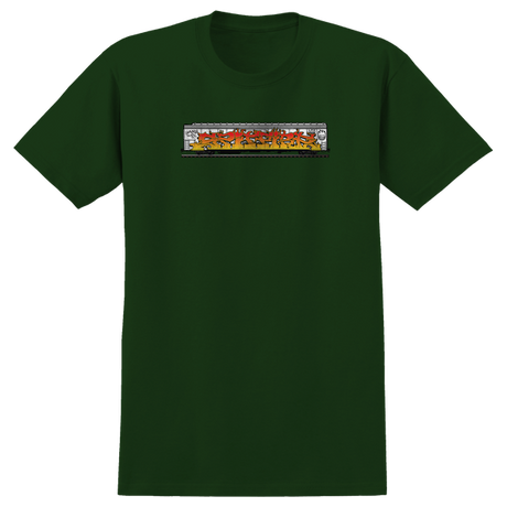 SPITFIRE SAVIE II TRAIN YARD SS TSHIRT SMALL FOREST