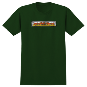 SPITFIRE SAVIE II TRAIN YARD SS TSHIRT XXLARGE FOREST