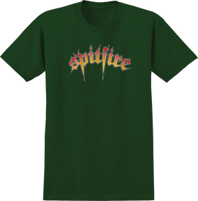 SPITFIRE VENOM SCRIPT SS TSHIRT MEDIUM FOREST GRN