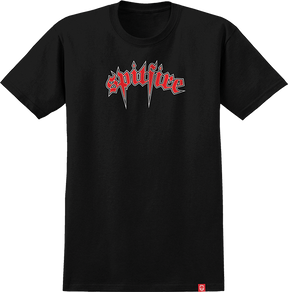 SPITFIRE VENOM SS TSHIRT MEDIUM BLK/RED/WHT/BLK