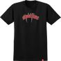 SPITFIRE VENOM SS TSHIRT MEDIUM BLK/RED/WHT/BLK