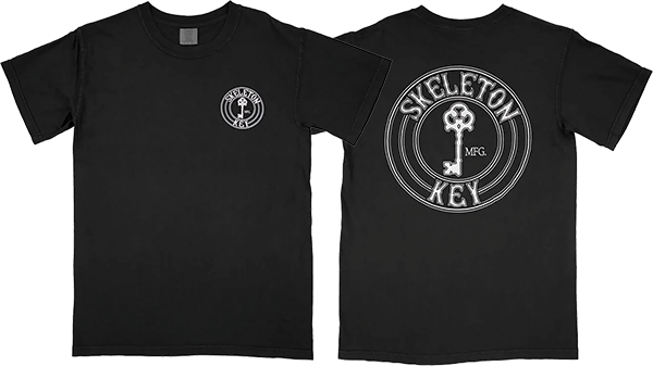 SKELETON KEY OG CIRCLE LOGO SS TSHIRT SMALL BLACK