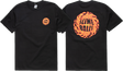 SLIME BALLS SB LOGO FLAME SS TSHIRT SMALL BLACK