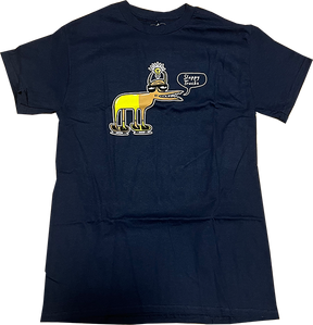 SLAPPY DOG SS SMALL NAVY