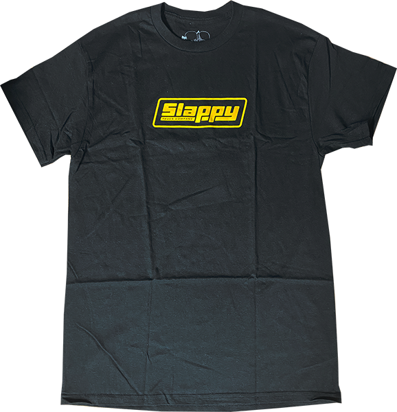 SLAPPY OG LOGO SS TSHIRT LARGE  BLACK