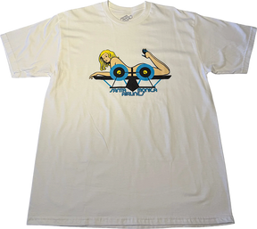 SMA GIRL ON PLANE SS TSHIRT XLARGE WHITE