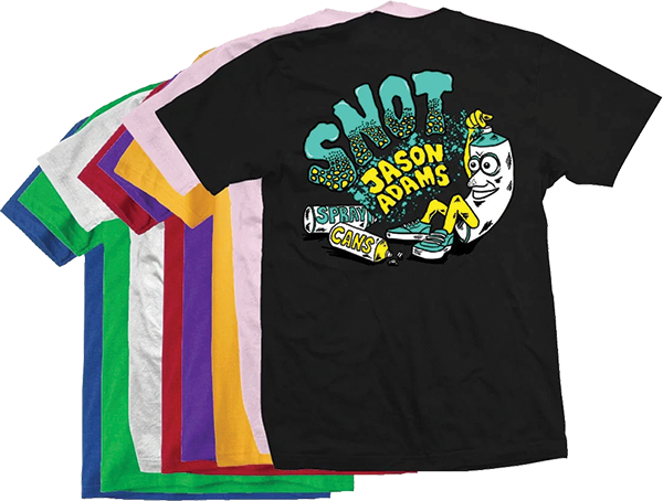 SNOT SPRAY CAN SS TSHIRT MEDIUM ASS TSHIRTORTED