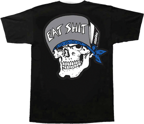 SUICIDAL SKATES EAT SHIT SS TSHIRT LARGE-BLACK