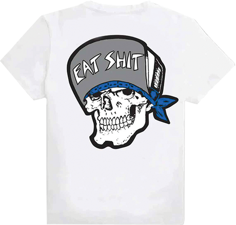 SUICIDAL SKATES EAT SHIT SS TSHIRT LARGE-WHITE