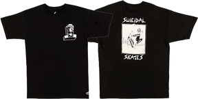 SUICIDAL SKATES POOL SKATER SS Tshirt M BLACK