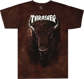THRASHER BISON SS S-DK.BROWN DIE