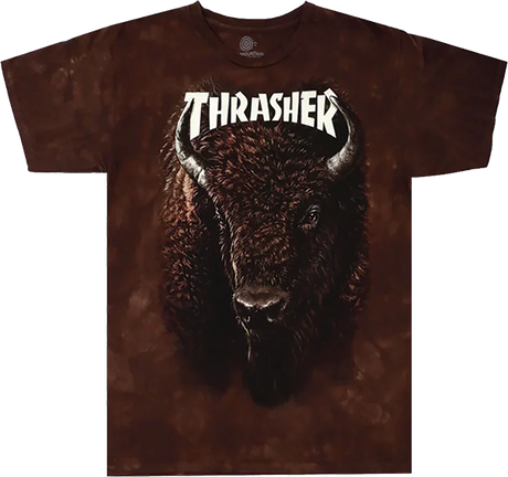 THRASHER BISON SS S-DK.BROWN DIE