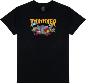THRASHER BLOOD BATH SHORT SLEEVE TSHIRT SMALL BLACK