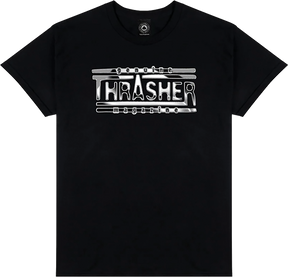 THRASHER CHROME GENUINE SS TSHIRT MEDIUM BLACK