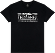 THRASHER CHROME GENUINE SS TSHIRT XLARGE BLACK